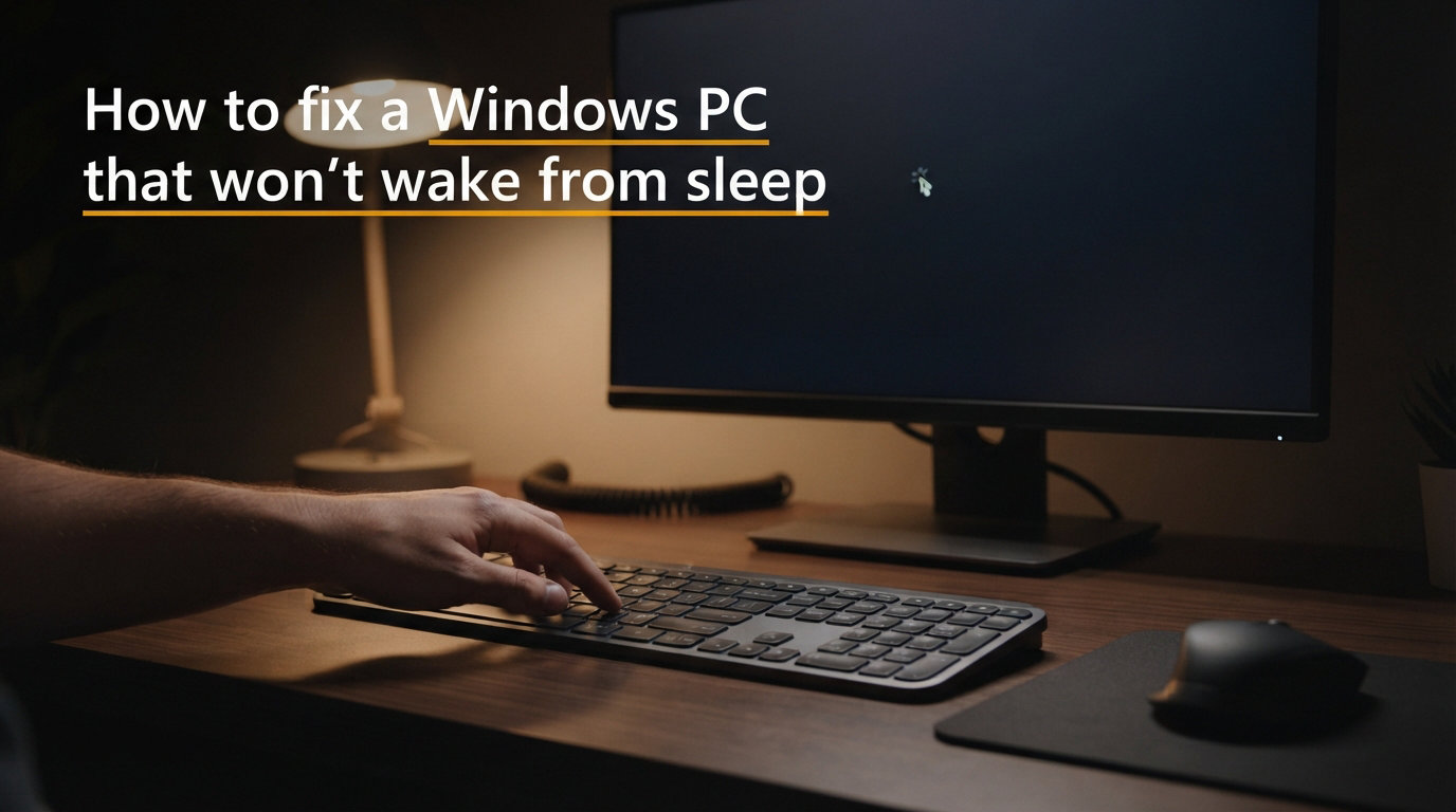 How to fix a Windows PC that won't wake from sleep