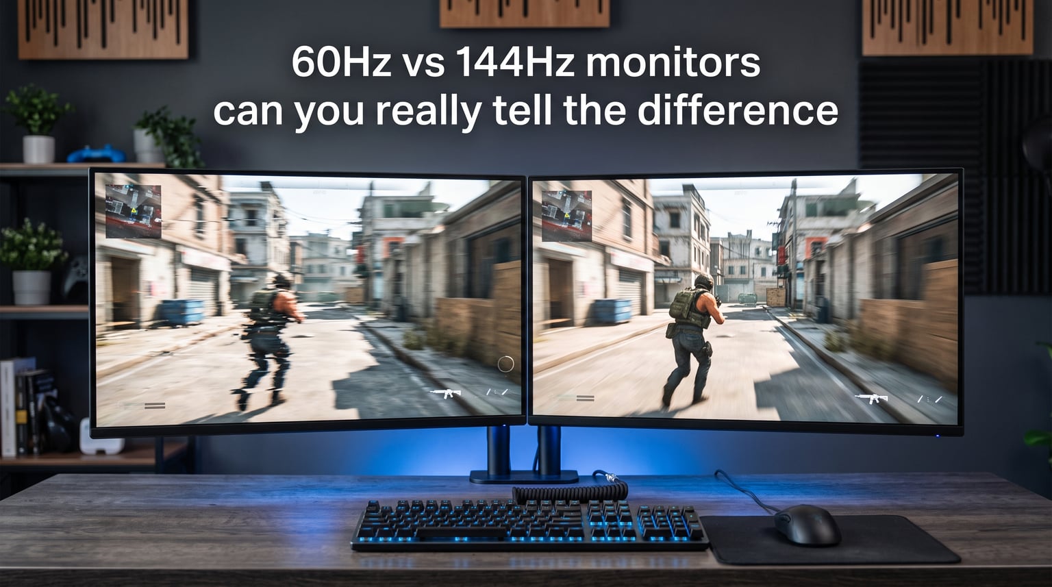 60Hz vs 144Hz monitors can you really tell the difference