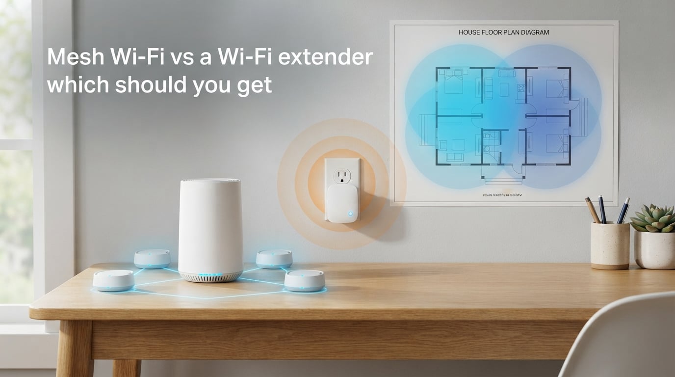 Mesh Wi-Fi vs a Wi-Fi extender which should you get