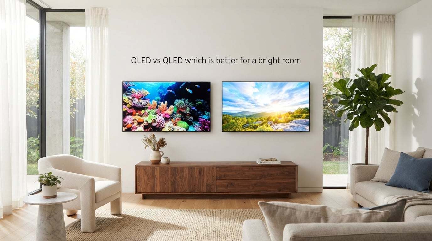 OLED vs QLED which is better for a bright room