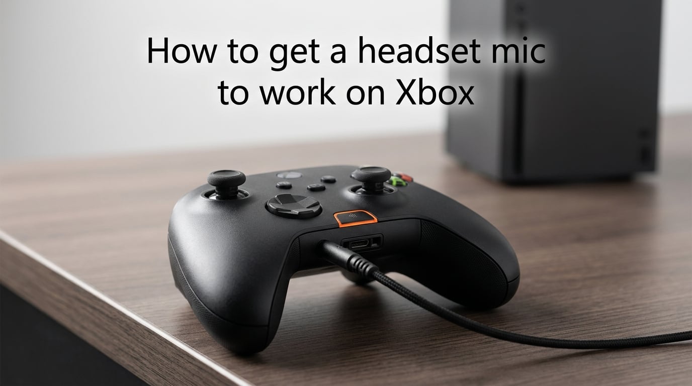 How to get a headset mic to work on Xbox