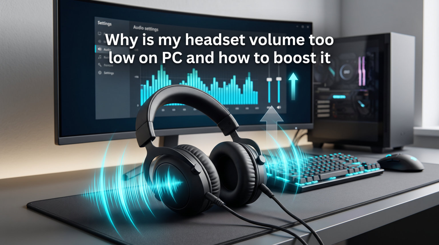 Why is my headset volume too low on PC and how to boost it