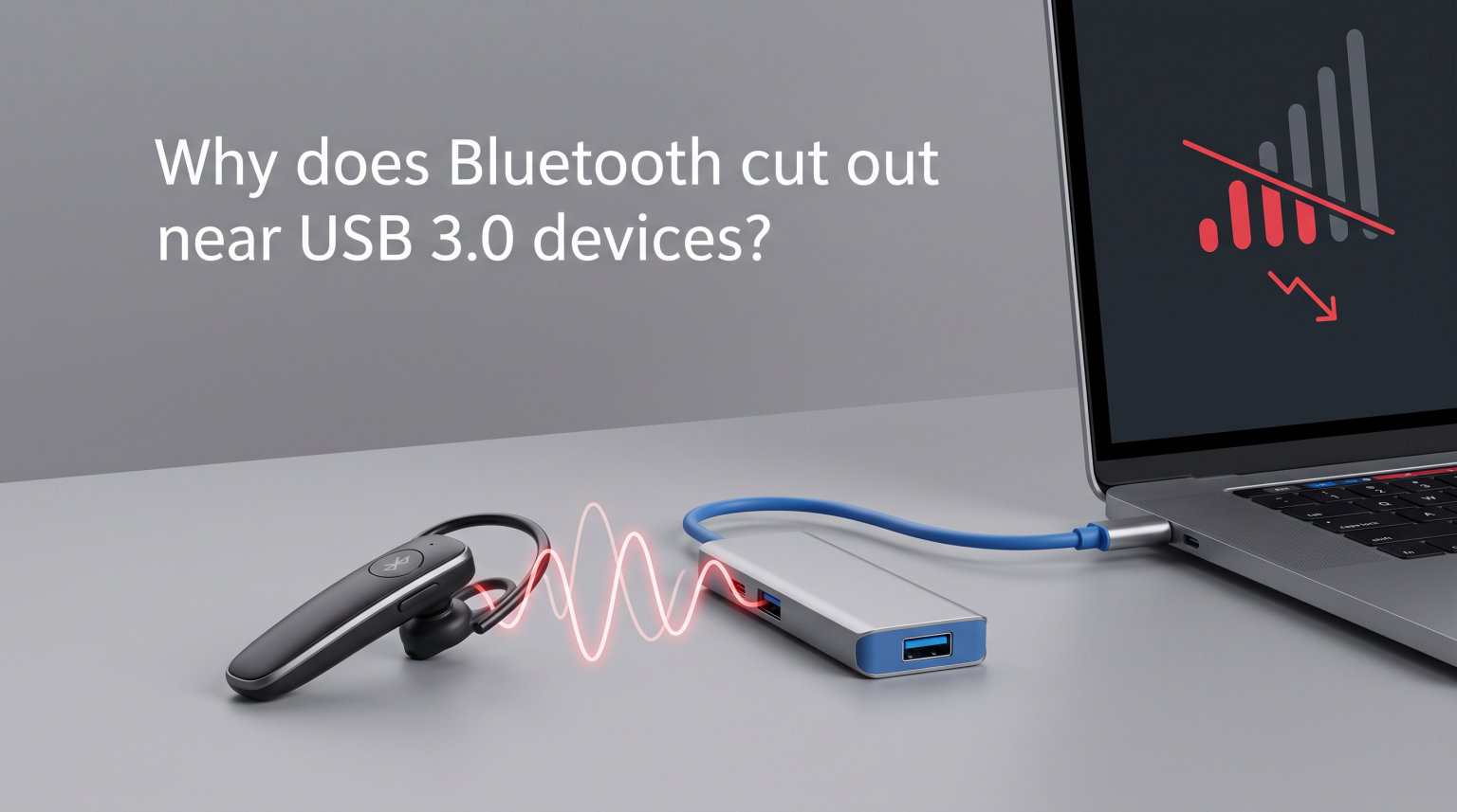 Why does Bluetooth cut out near USB 3.0 devices