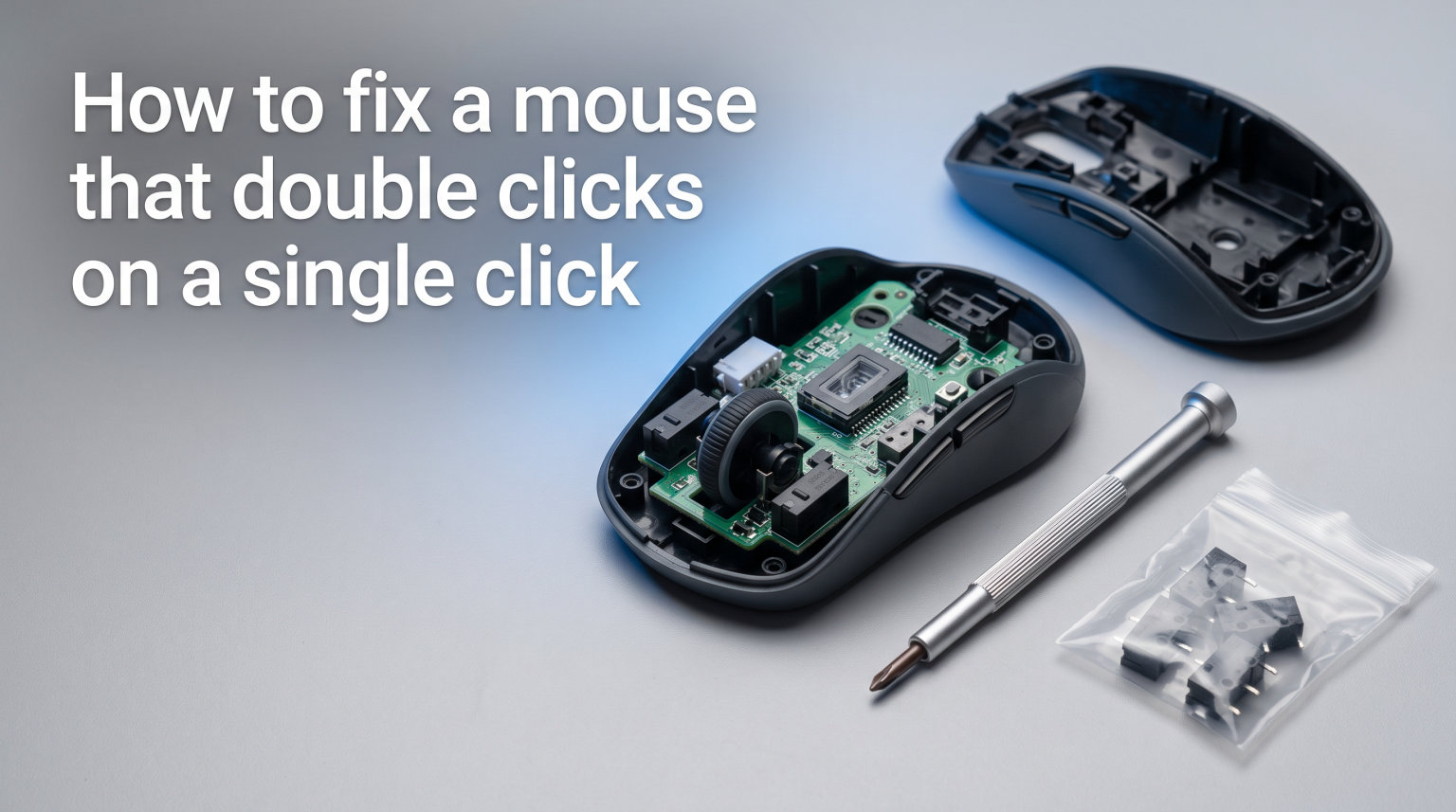 How to fix a mouse that double clicks on a single click