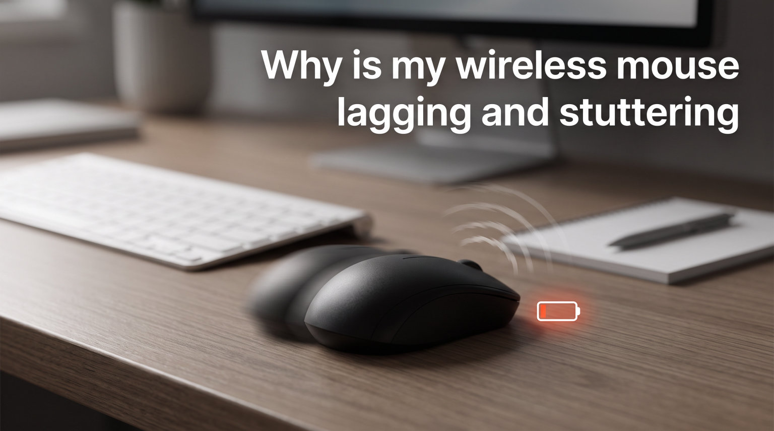 Why is my wireless mouse lagging and stuttering