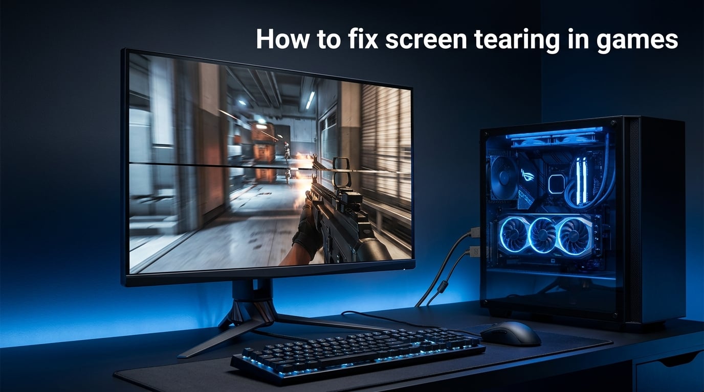 How to fix screen tearing in games