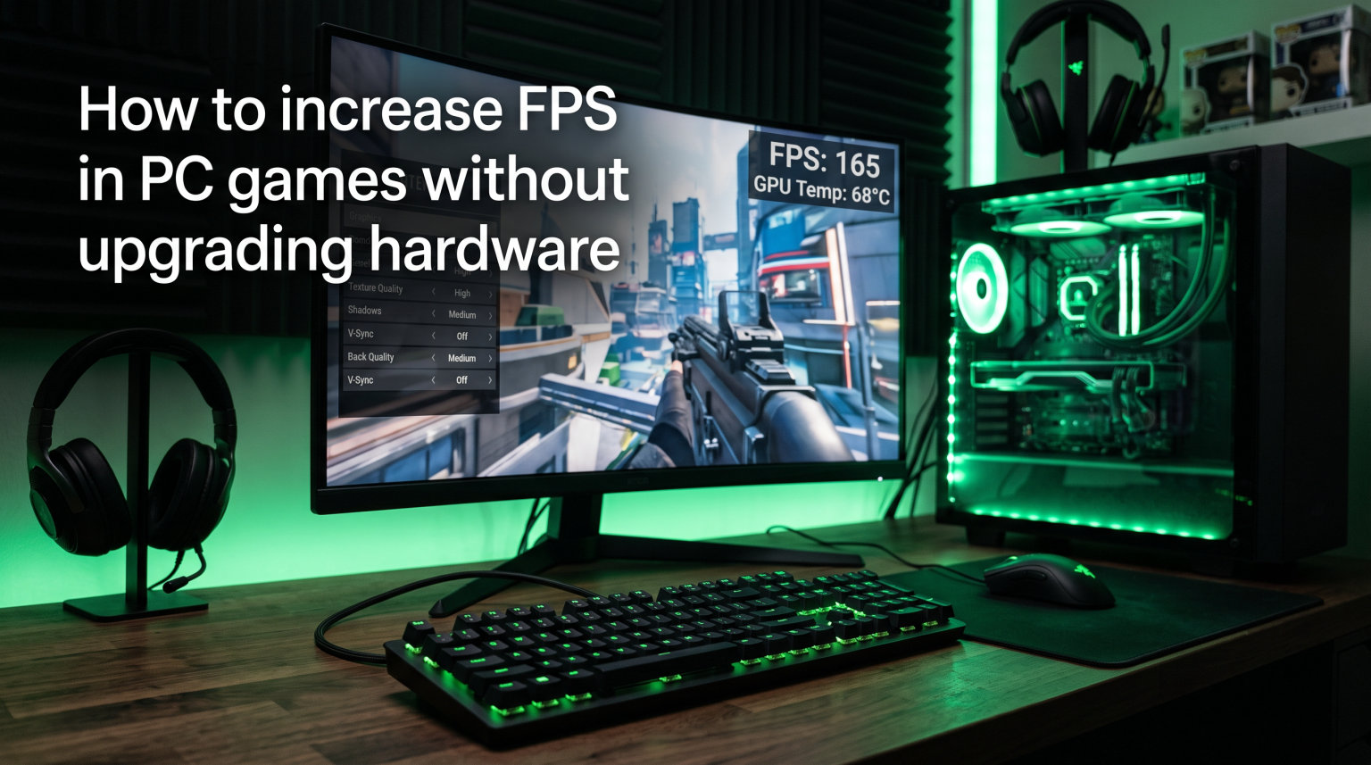How to increase FPS in PC games without upgrading hardware