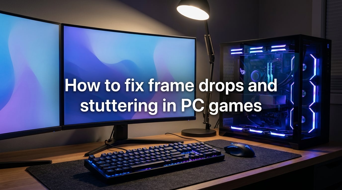 How to fix frame drops and stuttering in PC games