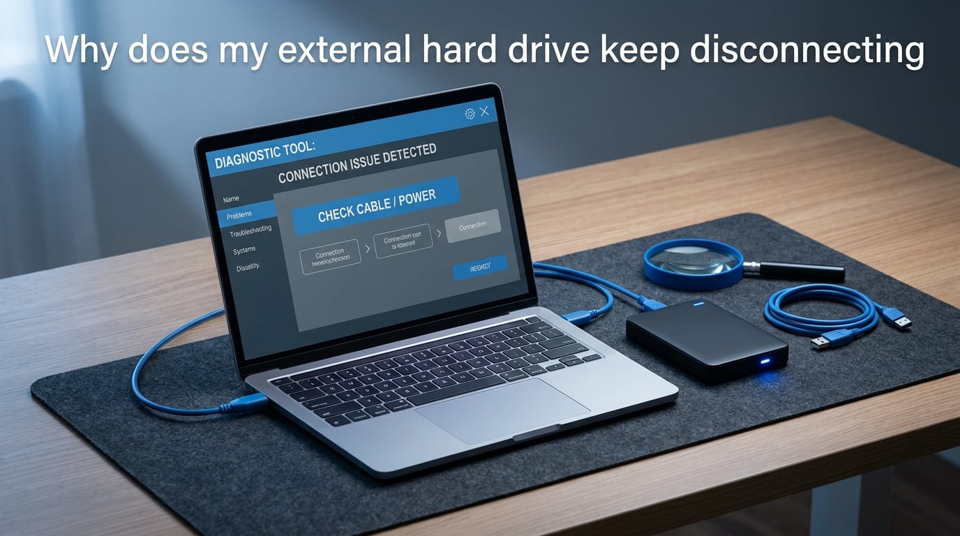 Why does my external hard drive keep disconnecting