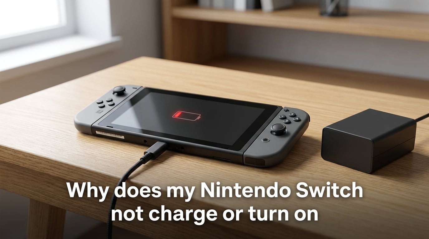 Why does my Nintendo Switch not charge or turn on