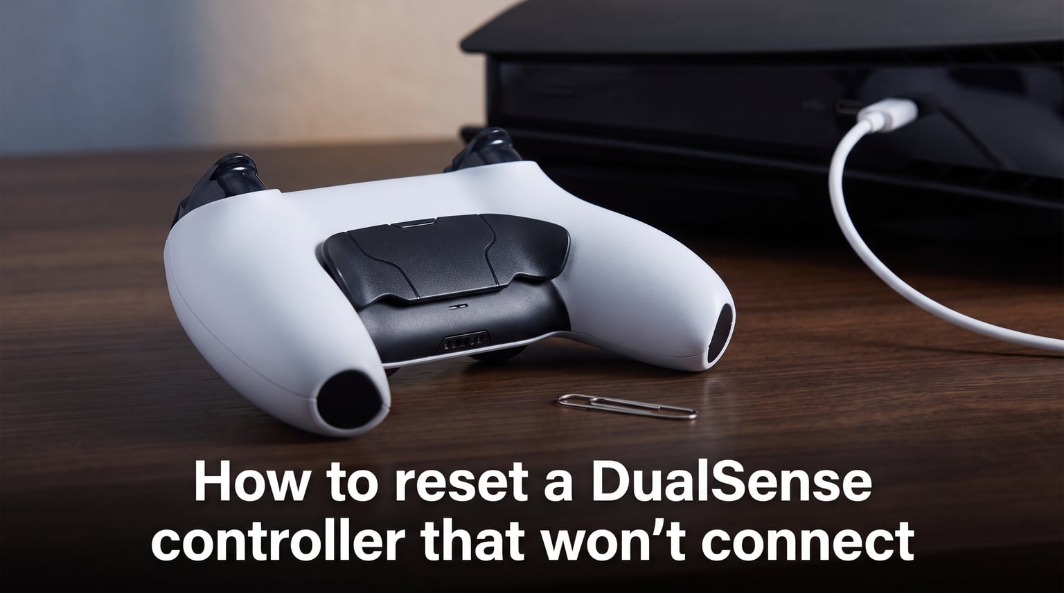 How to reset a DualSense controller that won't connect