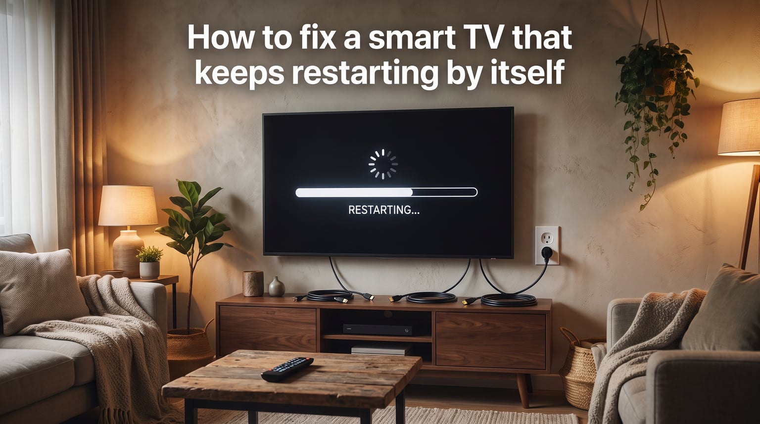 How to fix a smart TV that keeps restarting by itself