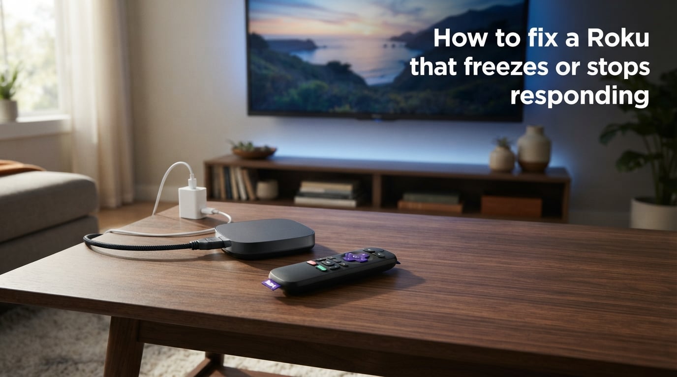 How to fix a Roku that freezes or stops responding