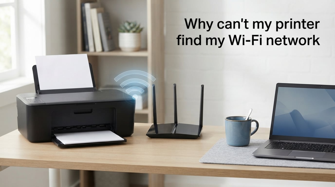 Why can't my printer find my Wi-Fi network