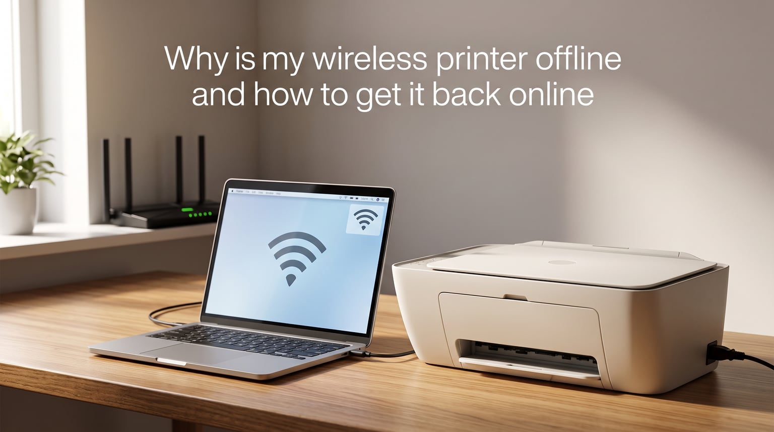 Why is my wireless printer offline and how to get it back online