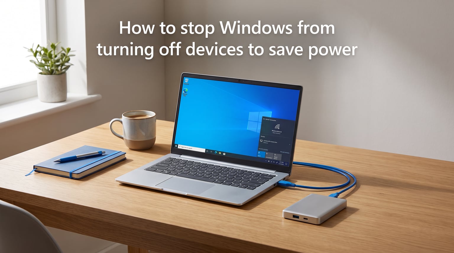 How to stop Windows from turning off devices to save power