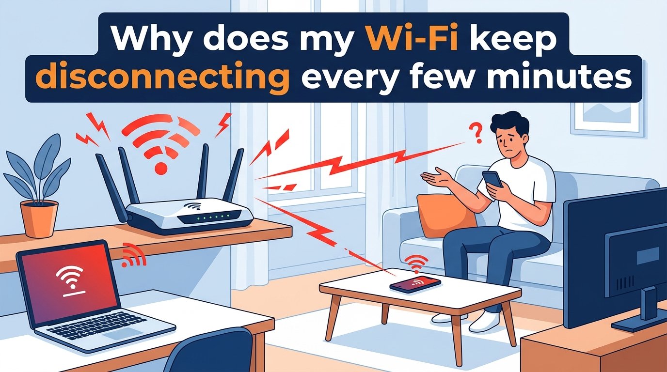 Why does my Wi-Fi keep disconnecting every few minutes
