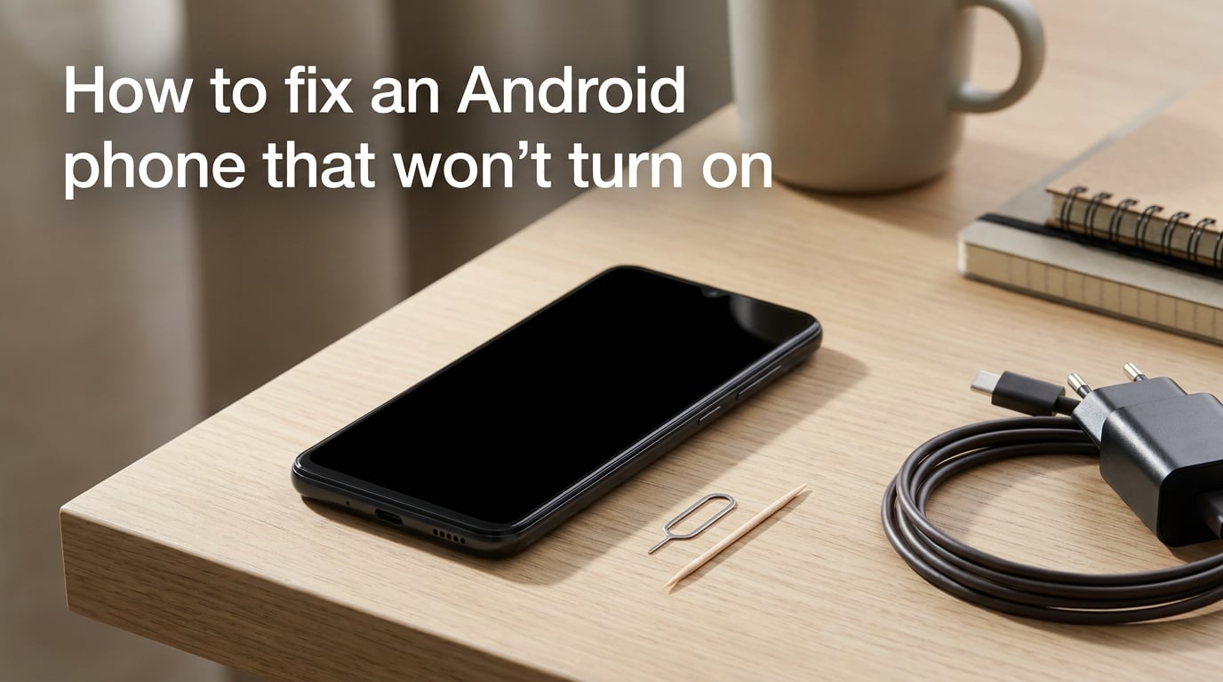 How to fix an Android phone that won't turn on