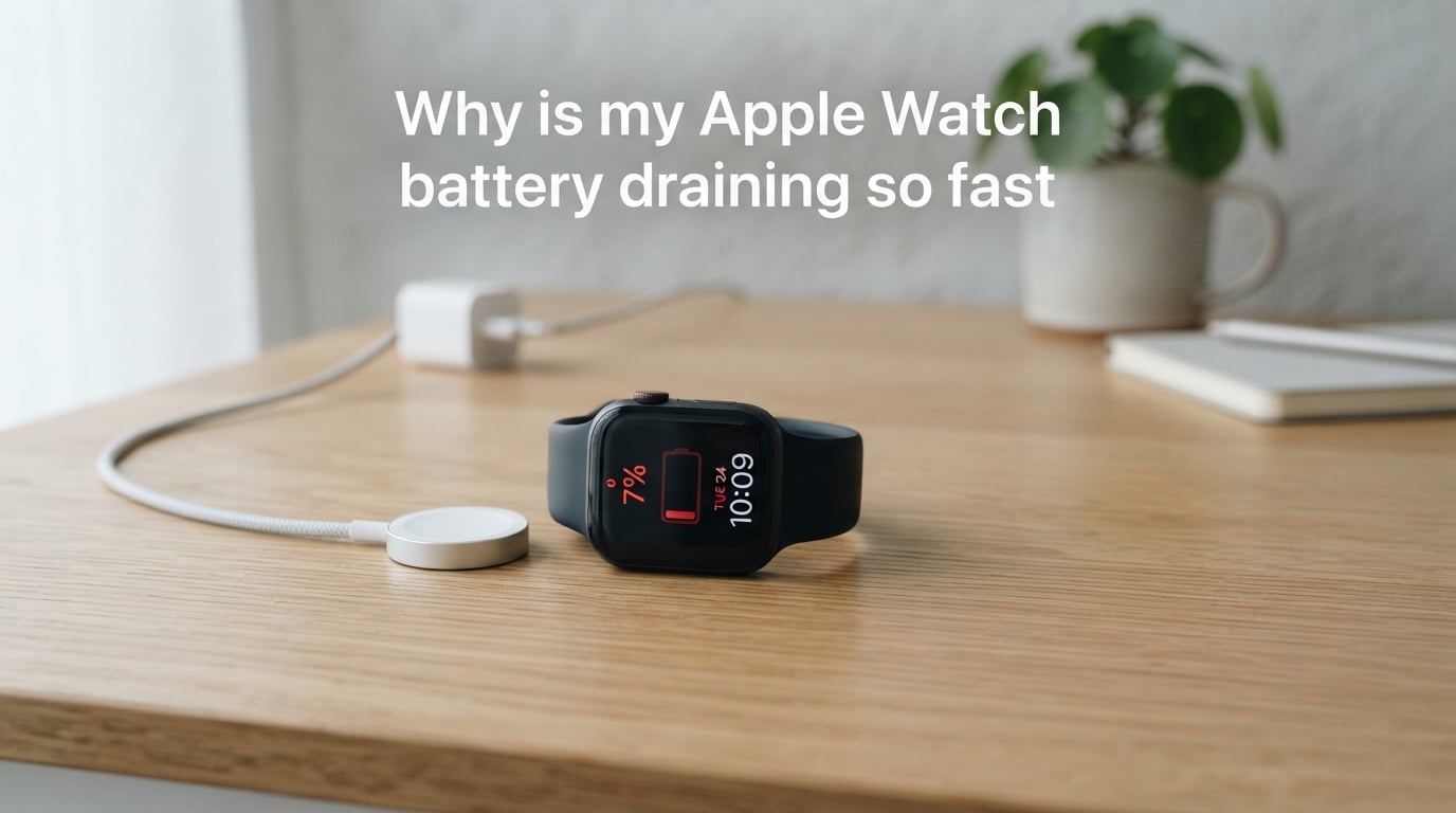 Why is my Apple Watch battery draining so fast