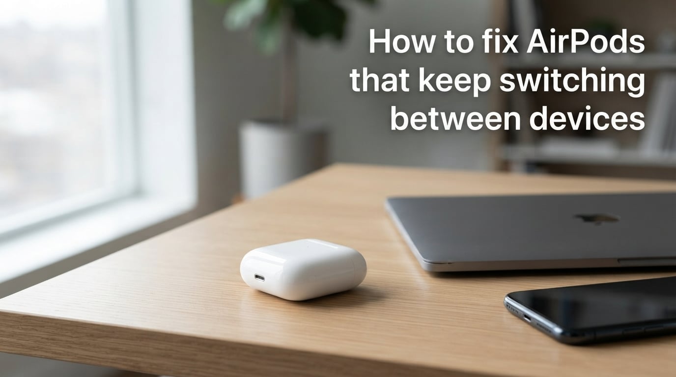 How to fix AirPods that keep switching between devices