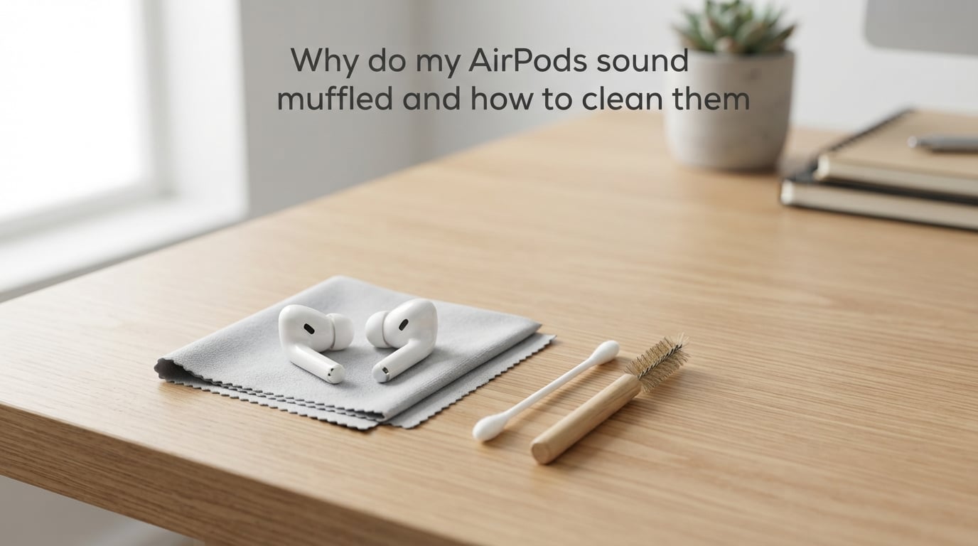 Why do my AirPods sound muffled and how to clean them