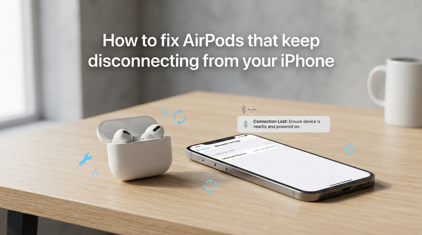 How to fix AirPods that keep disconnecting from your iPhone