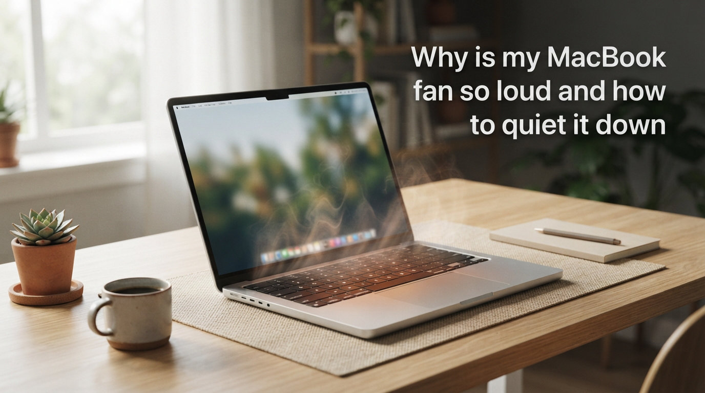 Why is my MacBook fan so loud and how to quiet it down