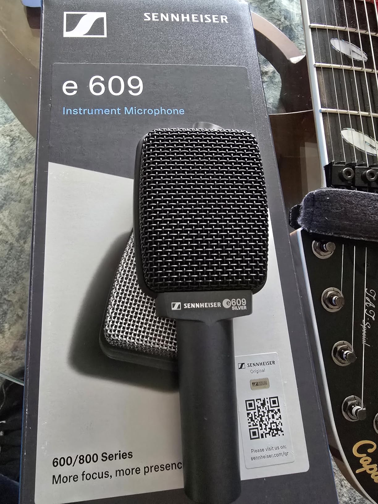 Sennheiser Professional e 609 Silver Super-Cardioid Instrument Microphone customer photo 1