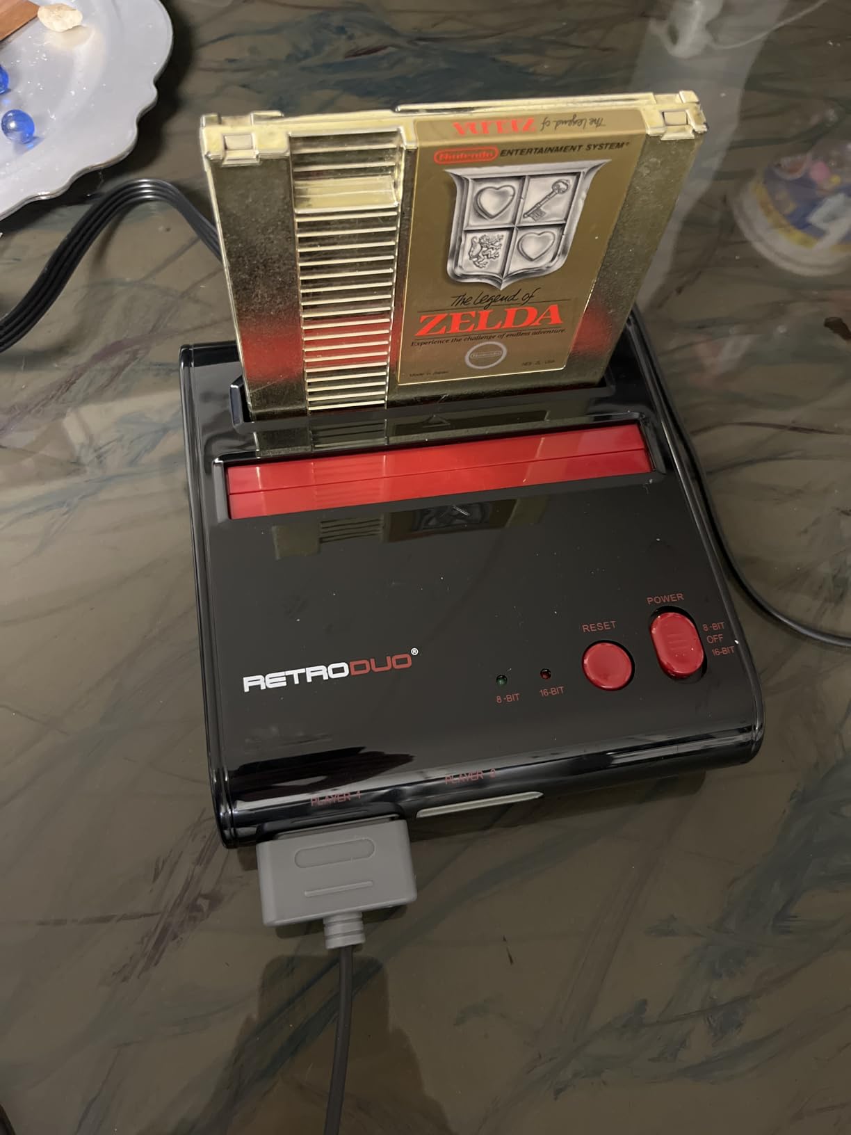 Retro-Bit Retro Duo 2 in 1 Console System - for Original NES/SNES - Silver | Play Original NES and SNES Games and Accessories customer photo 2