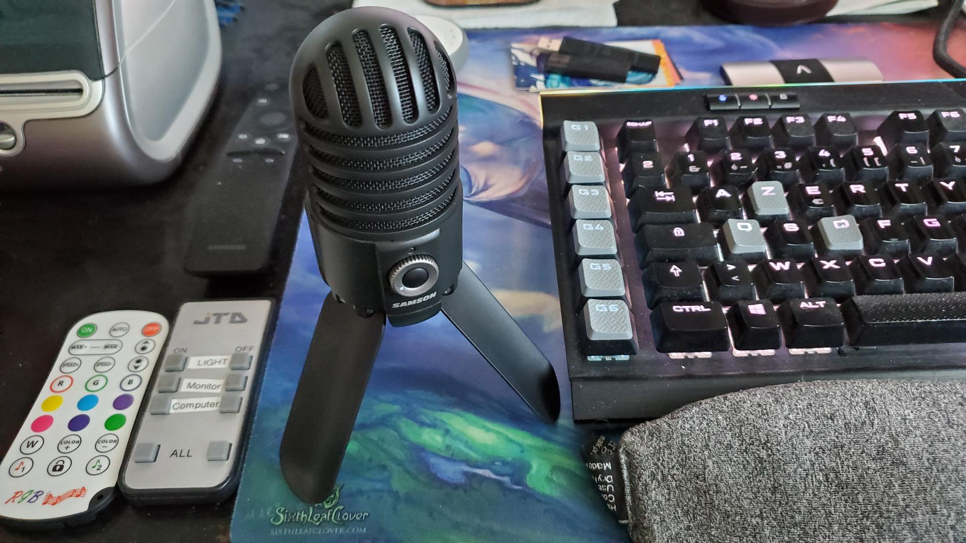 Samson Meteor Mic USB Condenser Podcasting Podcast Recording Desktop Microphone customer photo 1