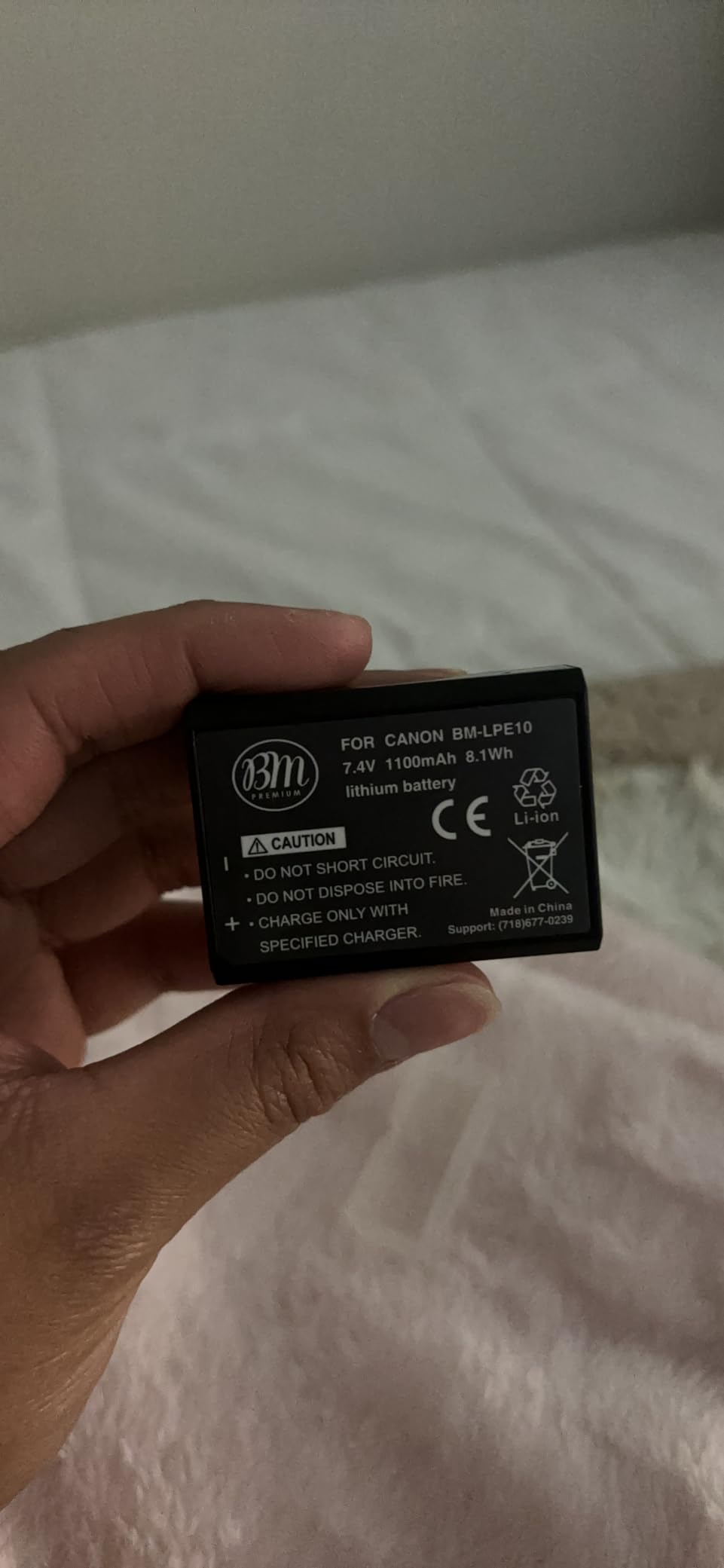BM Premium 2-Pack of LP-E10 Batteries | Compatible with Canon EOS Rebel T3, T5, T6, T7, T100, Kiss X50/X70, EOS 1100D/1200D/1300D/2000D/4000D Cameras customer photo 1