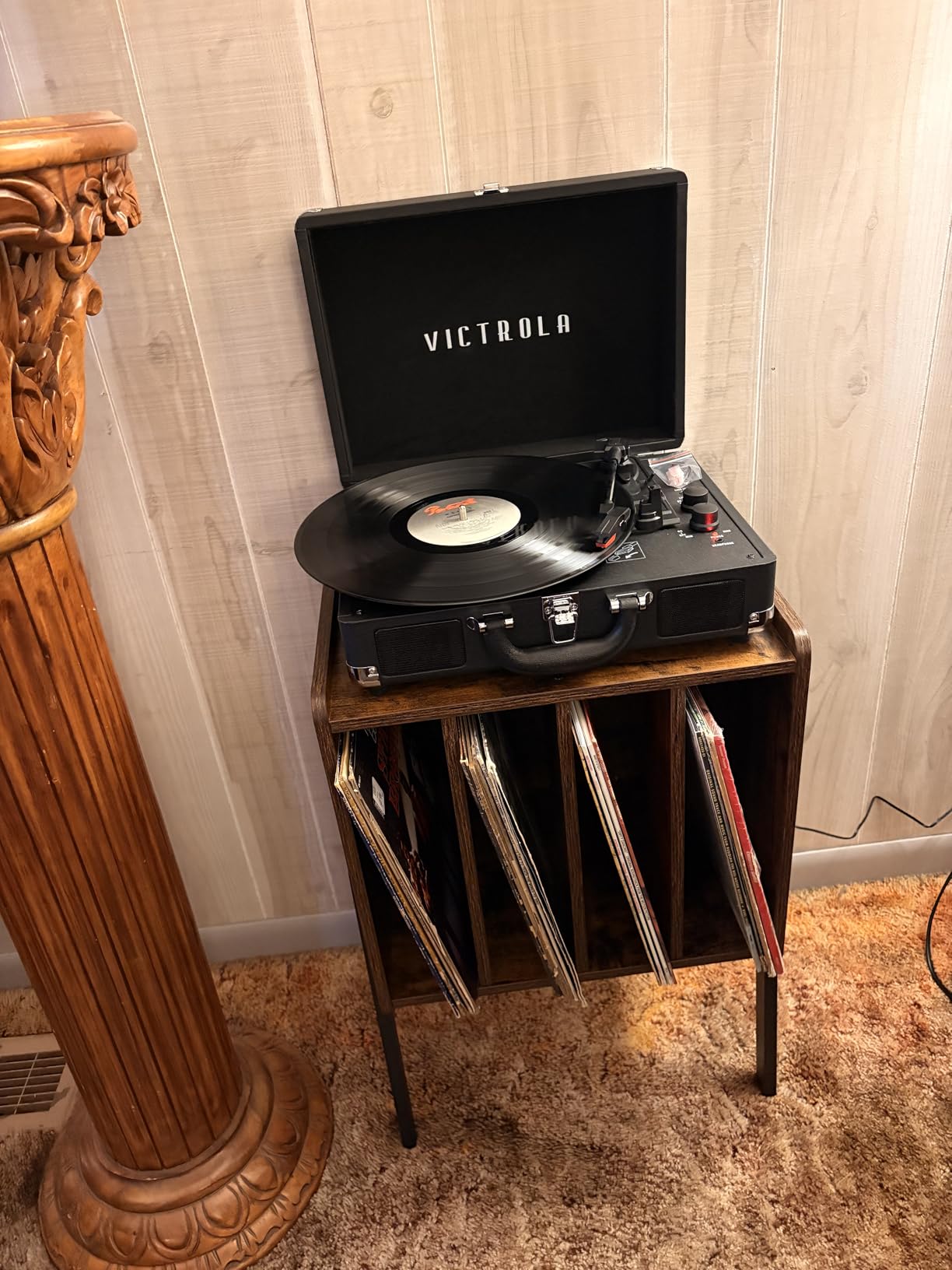 Victrola Journey - Bluetooth Suitcase Record Player - Turquoise, Built-in Stereo Speakers, 3-Speed customer photo 2