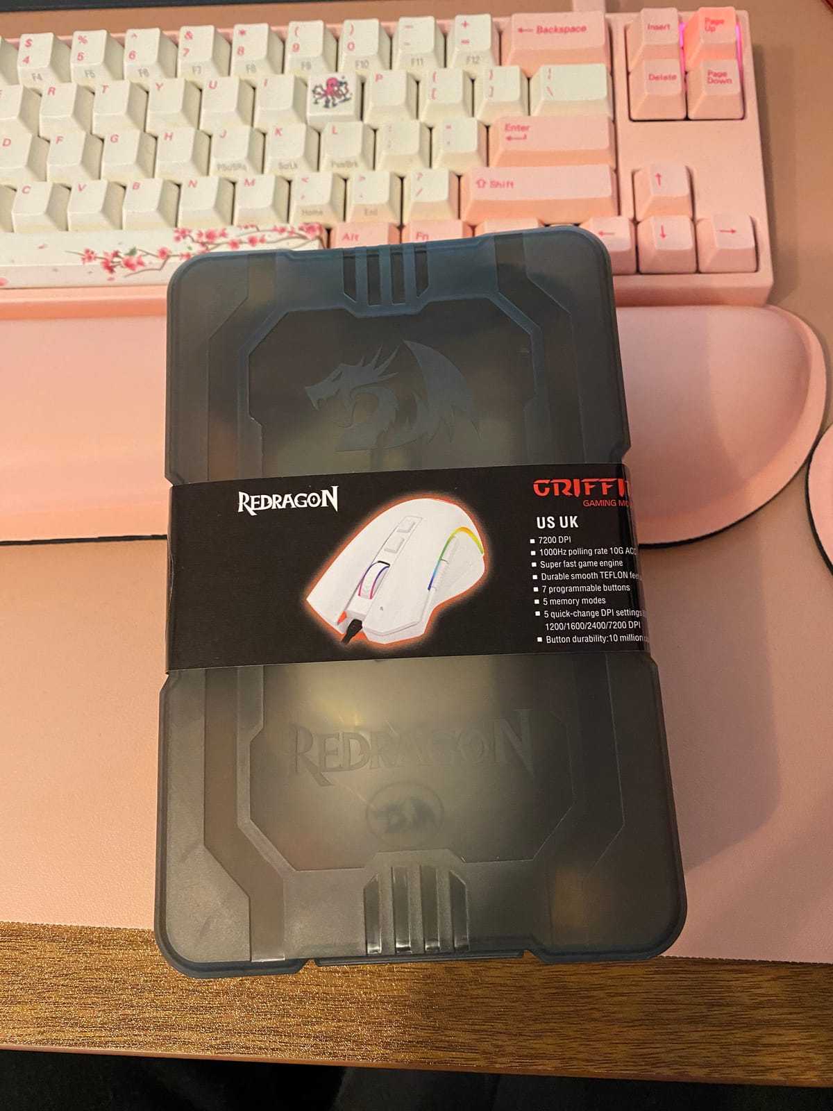 Redragon M602 Gaming Mouse, Ergonomic RGB Gaming Mouse Wired with 7200 Adjustable DPI, 9 Programmable Buttons, Professional Software for Gamer Office [Black] customer photo 1