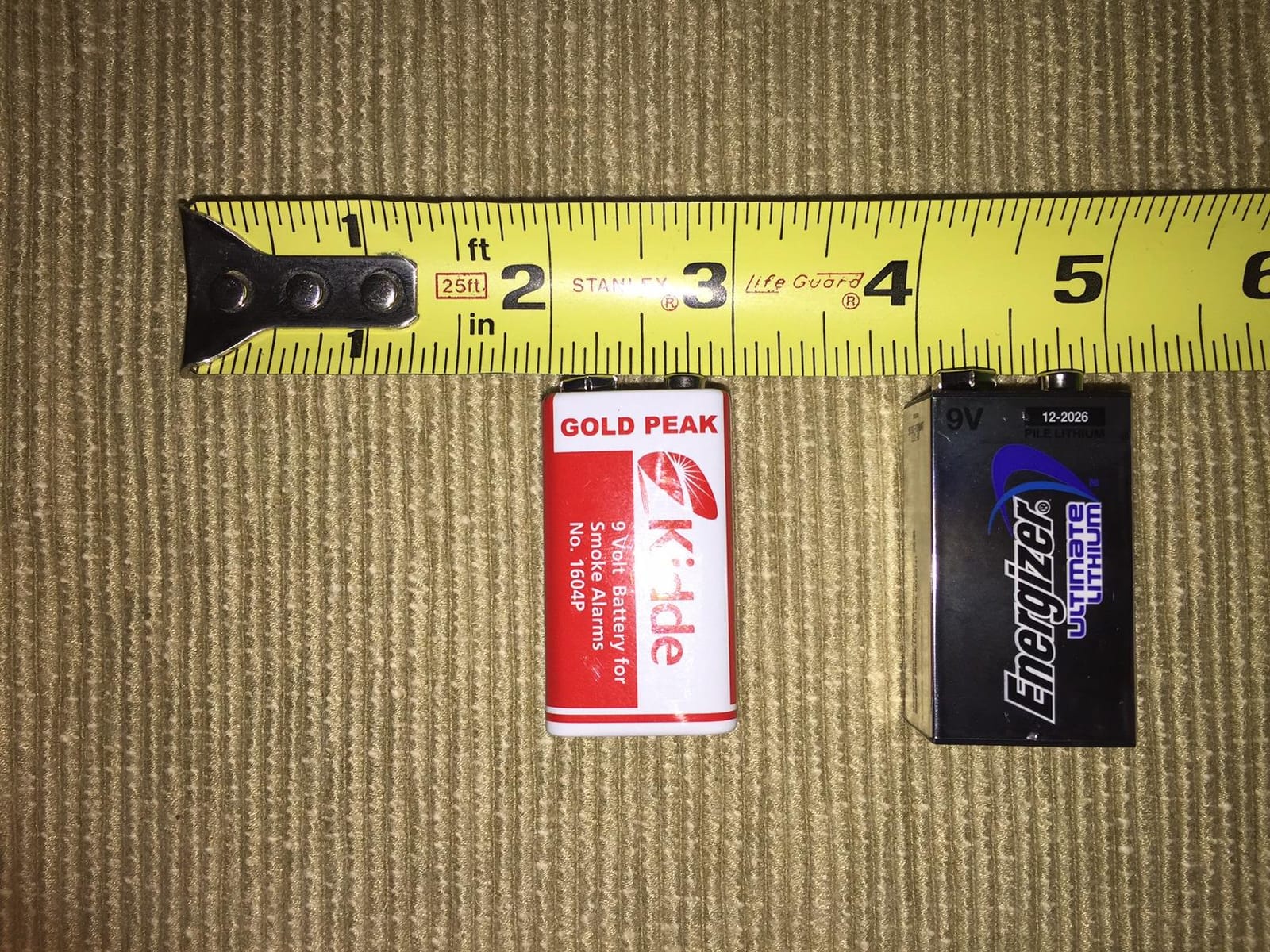 Energizer Ultimate Lithium 9V Batteries (2 Pack), Lithium 9 Volt Batteries customer photo 1