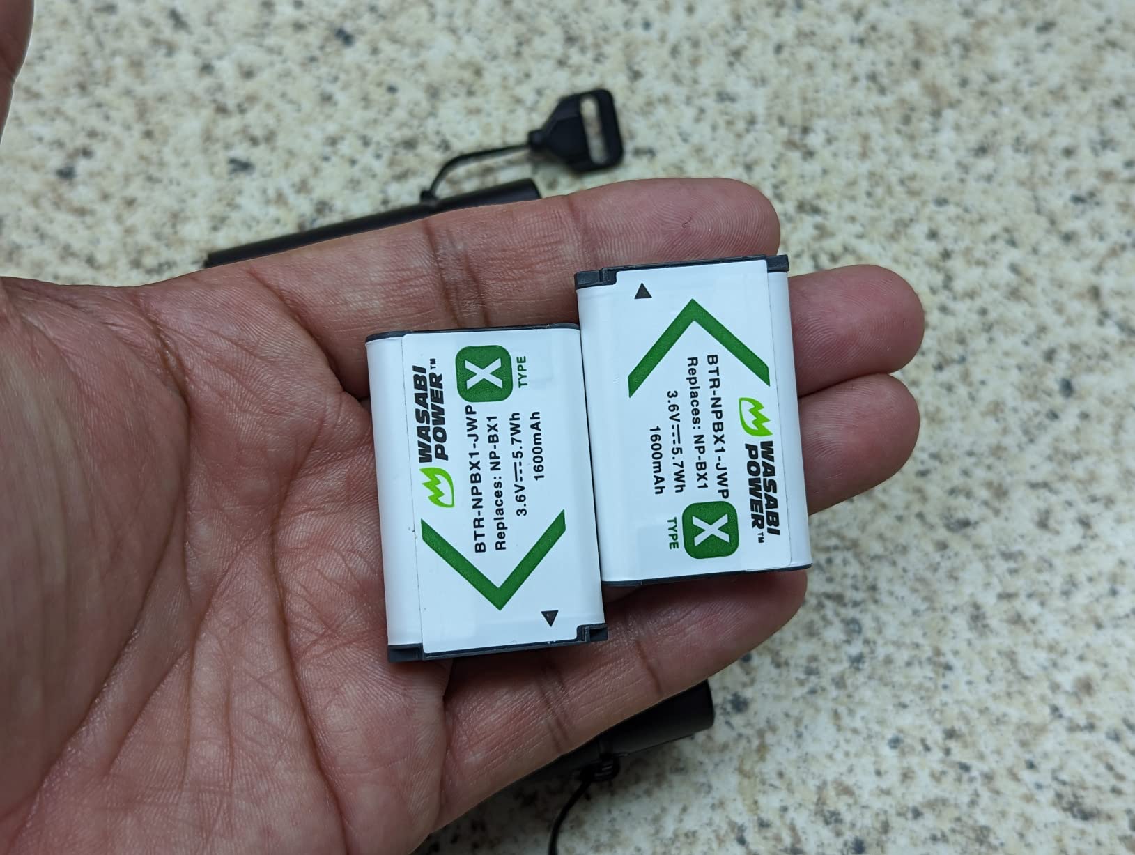 Wasabi Power NP-BX1 Battery (2-Pack) for Sony NP-BX1/M8, ZV-1, ZV-1 II, Cyber-Shot DSC-HX95, HX99, HX350, RX1, RX1R II, RX100 (II/III/IV/V/VA/VI/VII), FDR-X3000, AS300, and More customer photo 2