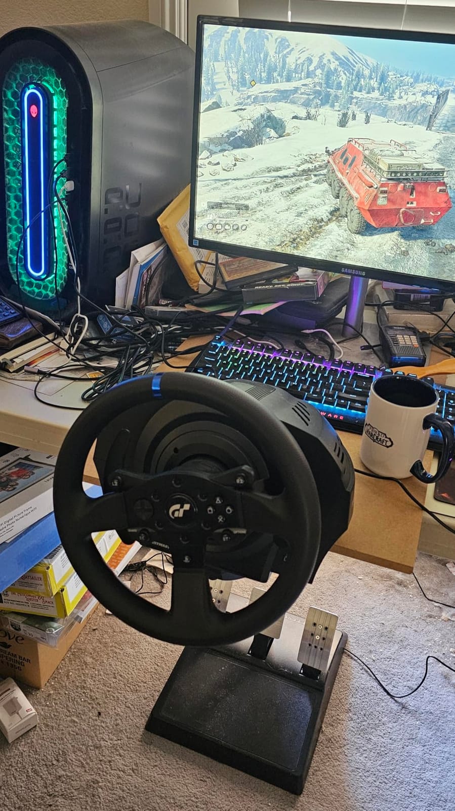 Thrustmaster T300RS GT Force Feedback Racing Wheel & 3 Pedal Set - PS5 & PC customer photo 1