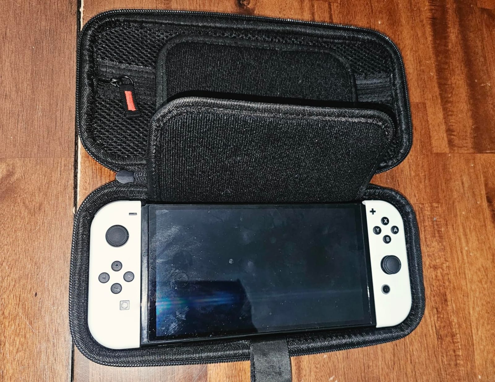 daydayup Switch Carrying Case Compatible with Nintendo Switch/Switch OLED, with 20 Games Cartridges Protective Hard Shell Travel Carrying Pouch for Console & Accessories Playstation Vita Case Black customer photo 1