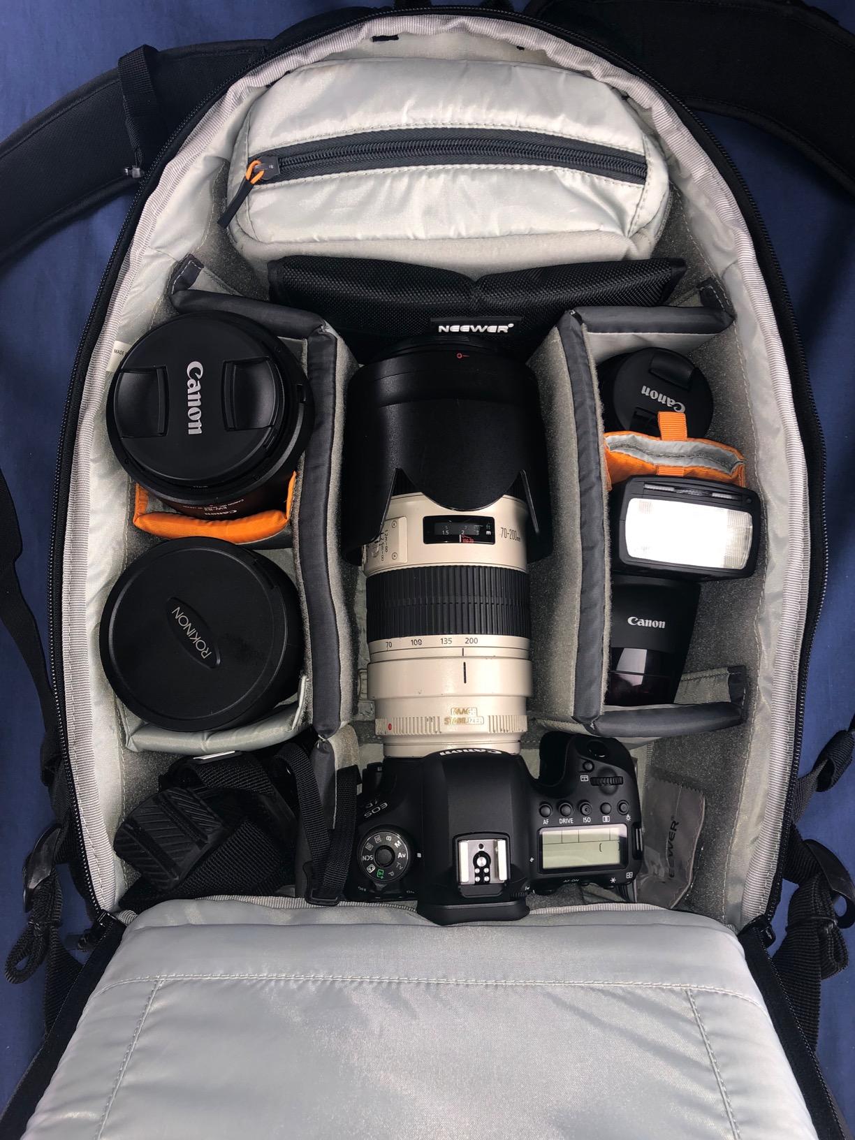 Lowepro LP37131, Flipside 500 AW II Camera Backpack, Fits Mirrorless, Compact Drone, DSLR with Lens, Extra Lenses, Black customer photo 1