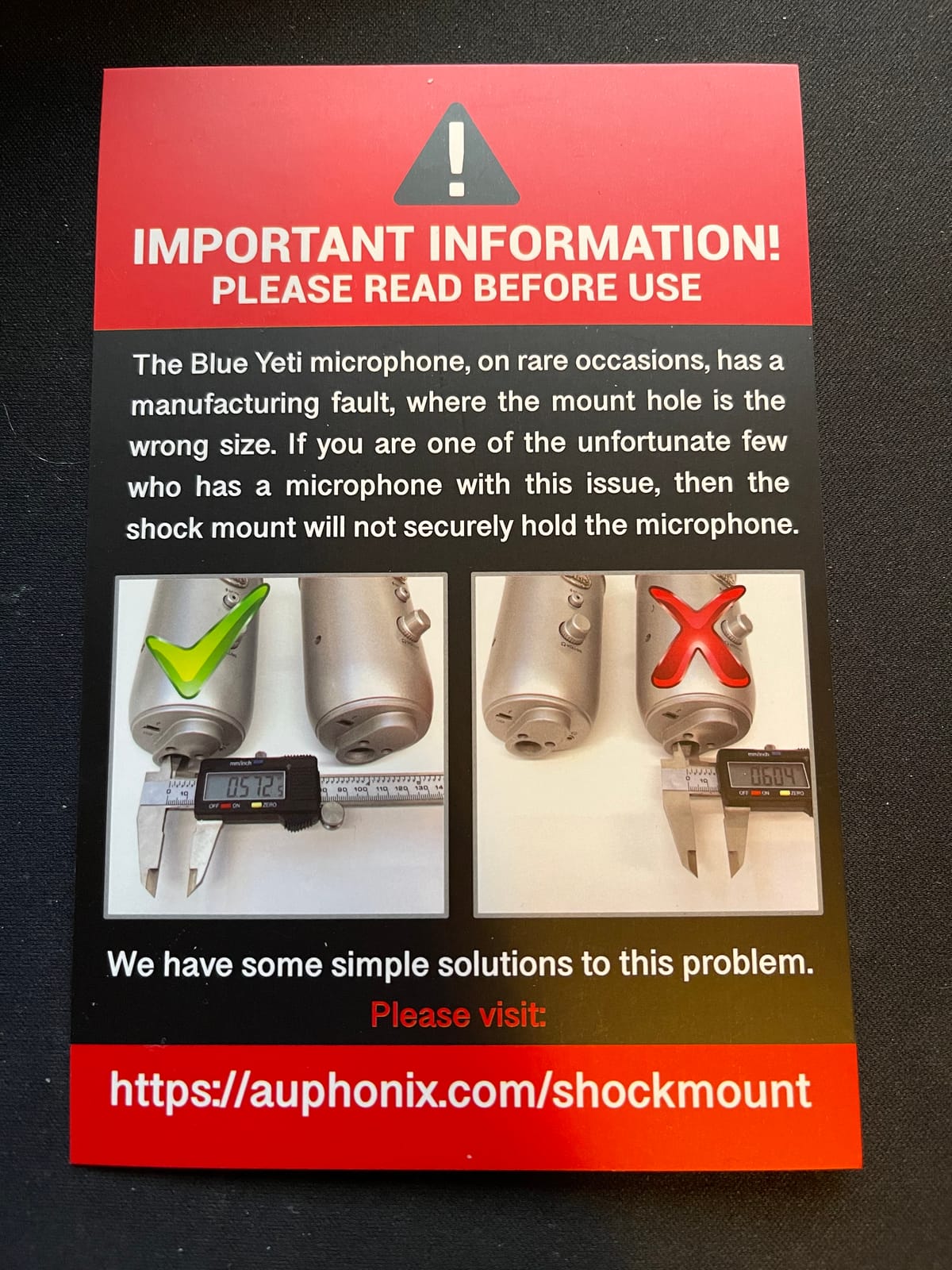 Pro Microphone Shock Mount - Mic Holder Compatible w/Blue Yeti, Snowball & Pro Microphones customer photo 1