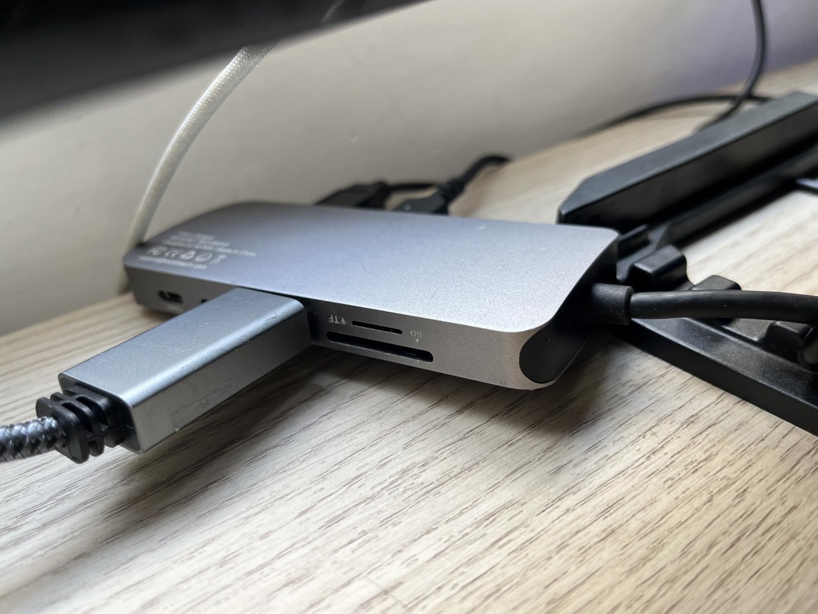 MOKiN USB C Hub HDMI Adapter Dongle for MacBook/Dell/HP/Lenovo Laptop | 4K@60HZ HDMI, 3*5Gbps USB A 3.0, 100W USB C Charging Port, SD/microSD Card Reader customer photo 2