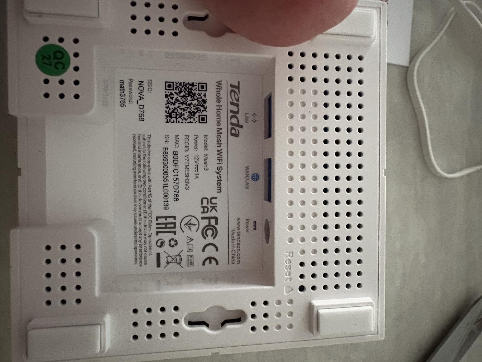 Tenda Nova Mesh WiFi System MW6 - Covers up to 4-6 Bedroom Houses - AC1200 Whole Home WiFi Mesh System - Gigabit Dual-Band Mesh Network - Replaces Wireless Router and WiFi Extender - 3-Pack customer photo 2