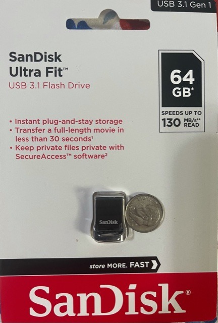 SANDISK 32GB Ultra Fit USB 3.1 Flash Drive - SDCZ430-032G-G46 customer photo 1