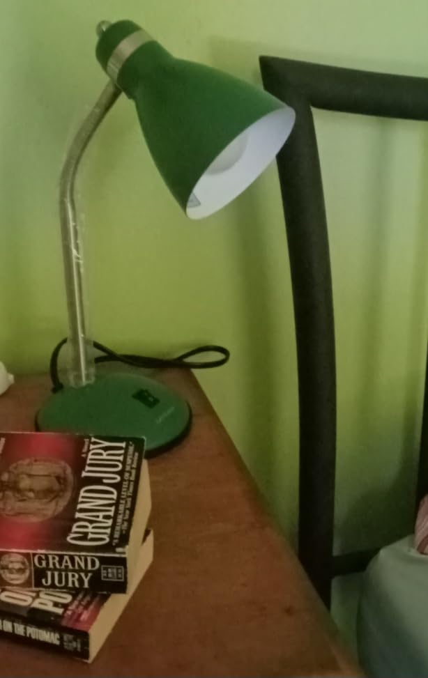 LEPOWER Metal Desk Lamp, Adjustable GooseNeck Reading Light for Bedroom | Compact & Sturdy, Space-Saving for Bedside & Dorm, E26 Table Lamp, Eye-Caring, Ldeal for Study, Office, Back to School customer photo 1