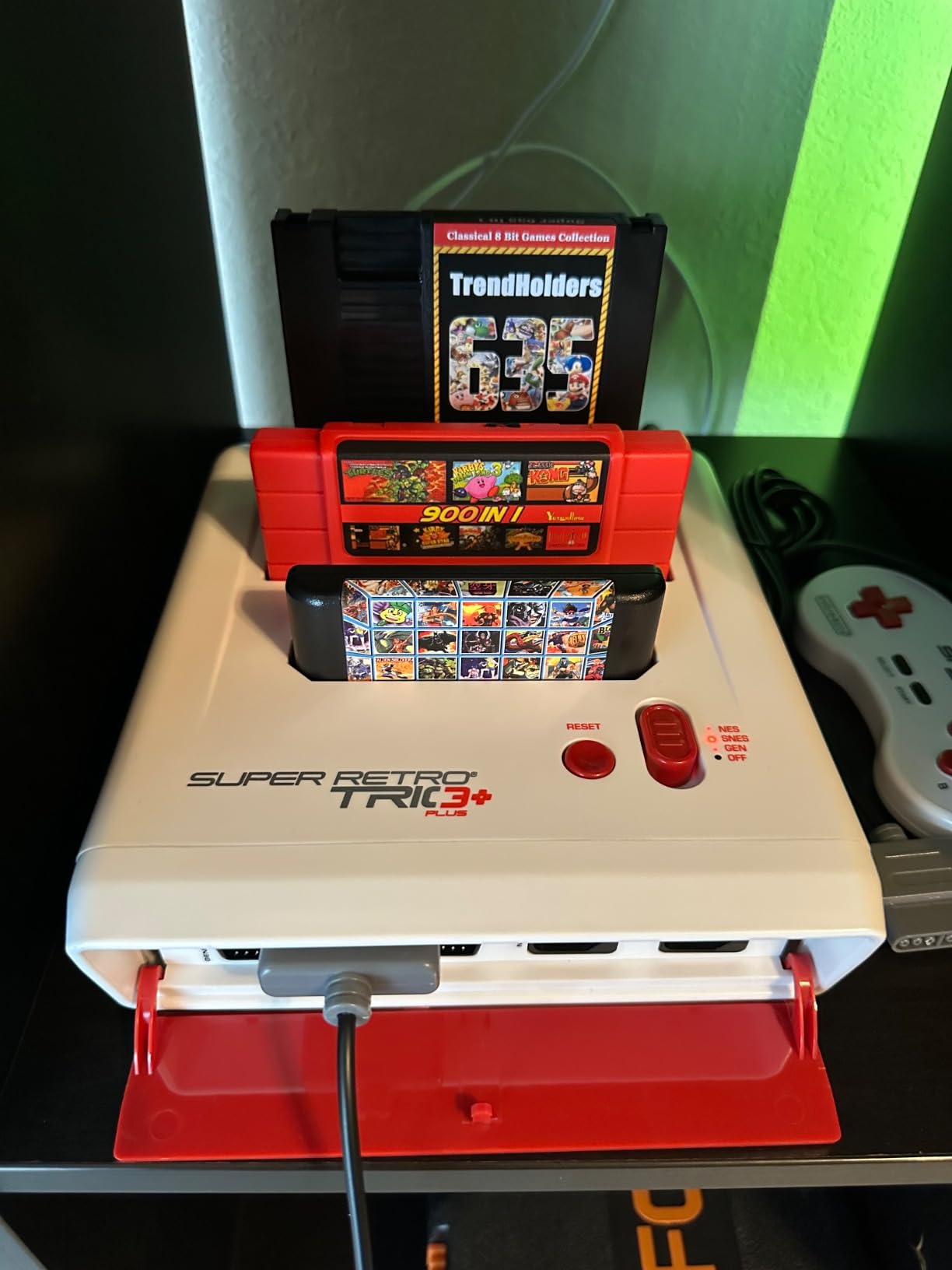 Retro-Bit Super Retro Trio HD Plus 720P 3-in-1 Console System - Red/White customer photo 1