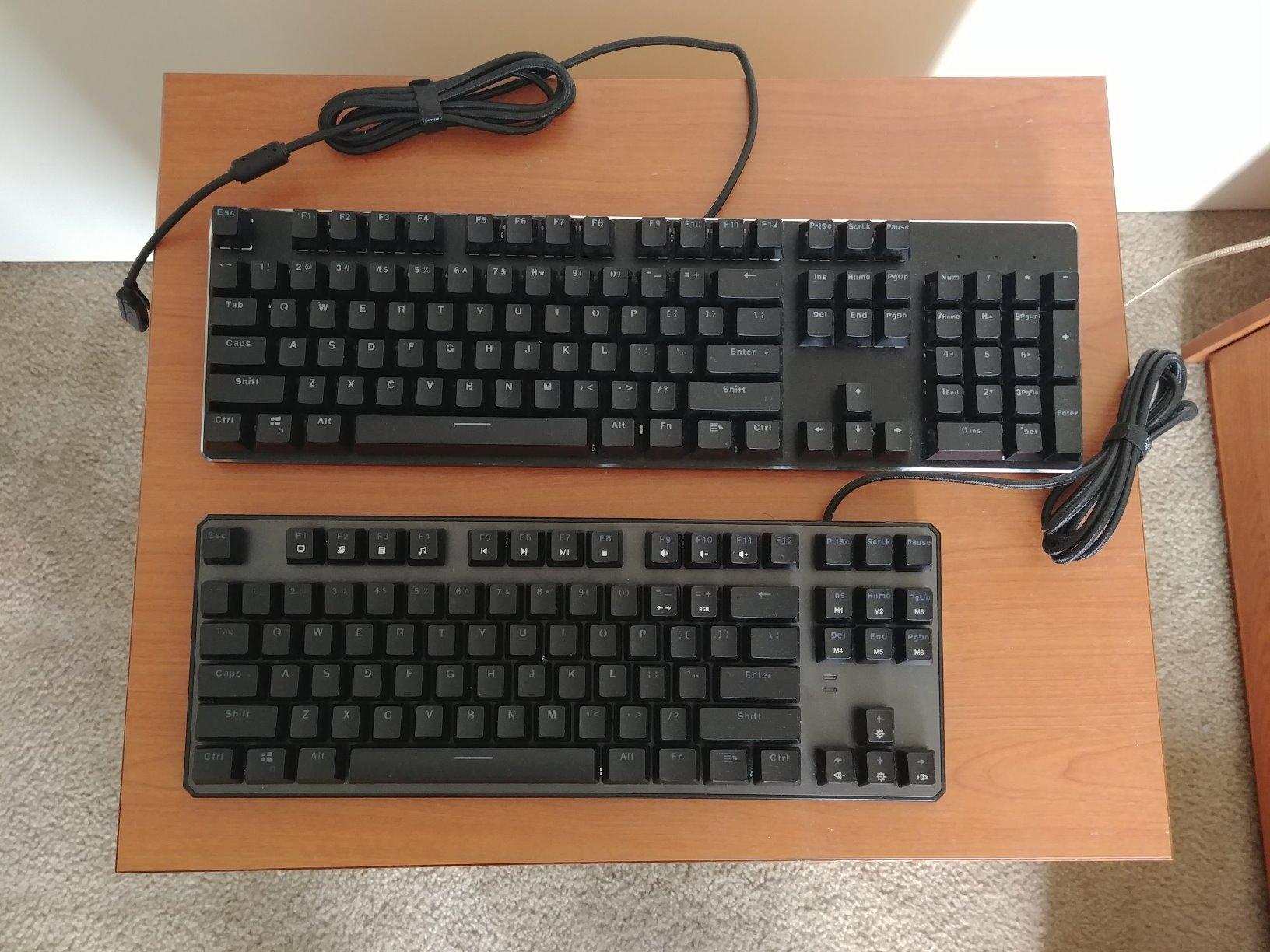 TECWARE Phantom 87 Key RGB Mechanical Gaming Keyboard, Outemu Red Switch, 16.8M Color LED Lighting, N-Key Rollover, Wired USB customer photo 2