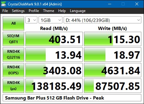 Samsung BAR Plus 256GB - 400MB/s USB 3.1 Flash Drive Champagne Silver (MUF-256BE3/AM) customer photo 2