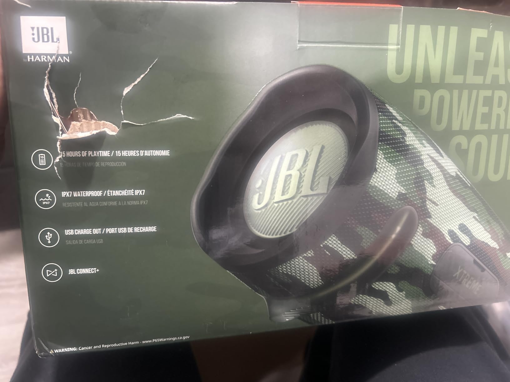 JBL Xtreme 2, Waterproof Portable Bluetooth Speaker, Black | Wireless Bluetooth Streaming, Up to 15 hours of playtime, IPX7 waterproof, JBL Connect, Durable fabric and rugged material customer photo 1