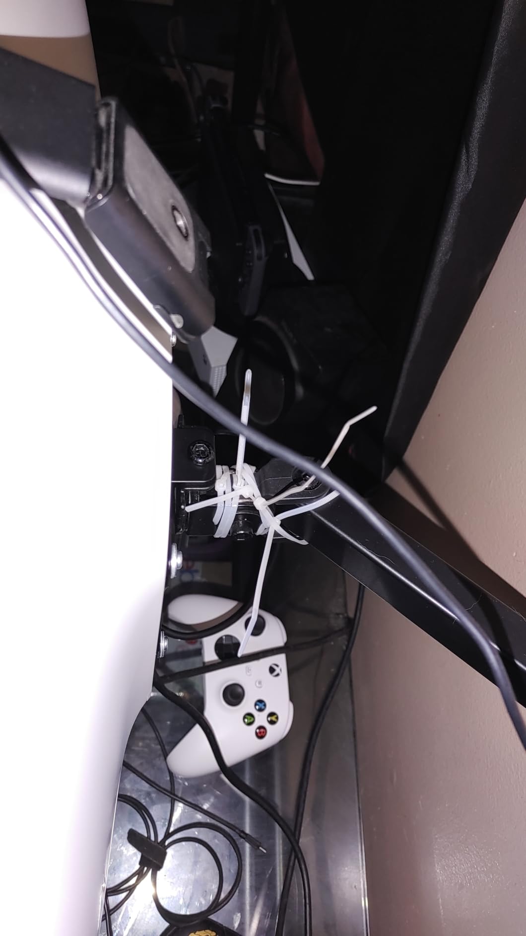 HUANUO Adjustable Monitor Arm with Laptop Tray, Single Desk Mount for 13-32