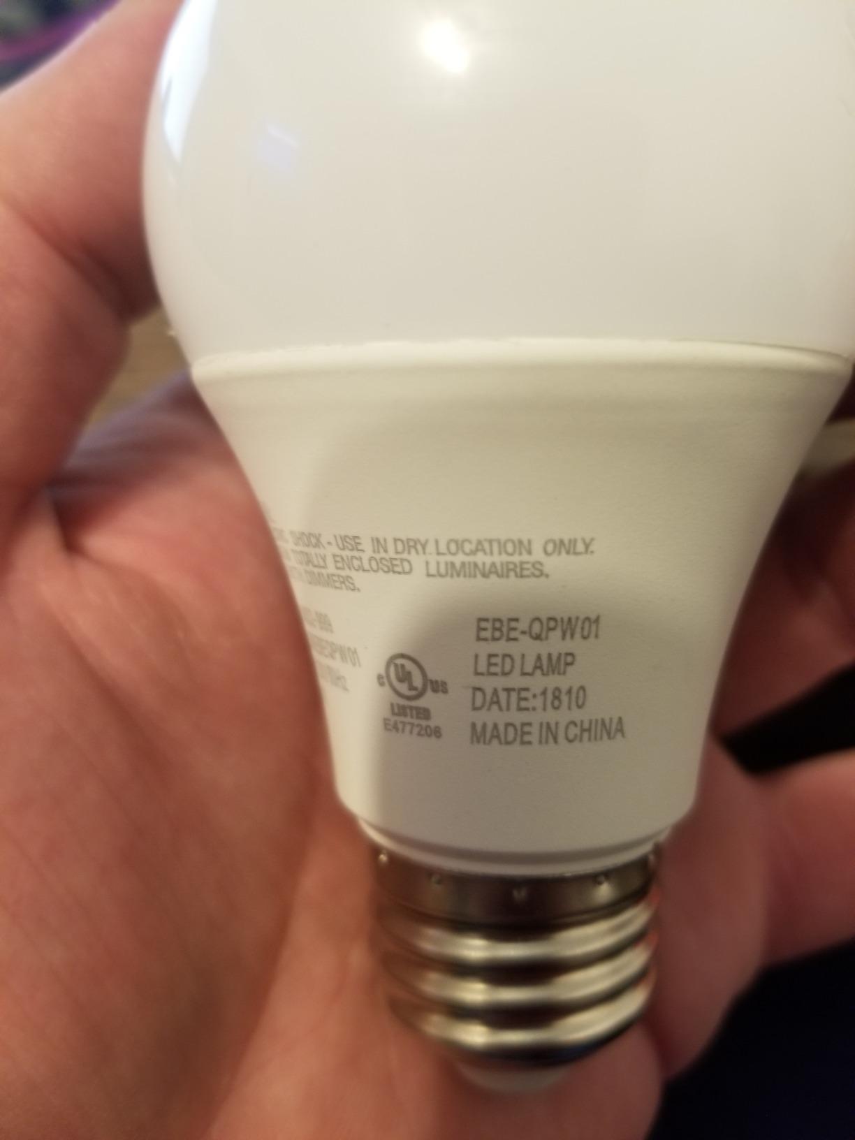 Geeni Smart LED Light Bulb A19 Wi-Fi Dimmable Soft White 800 Lumens, 3-Pack | No Hub Required, Works with Alexa & Google Home customer photo 2