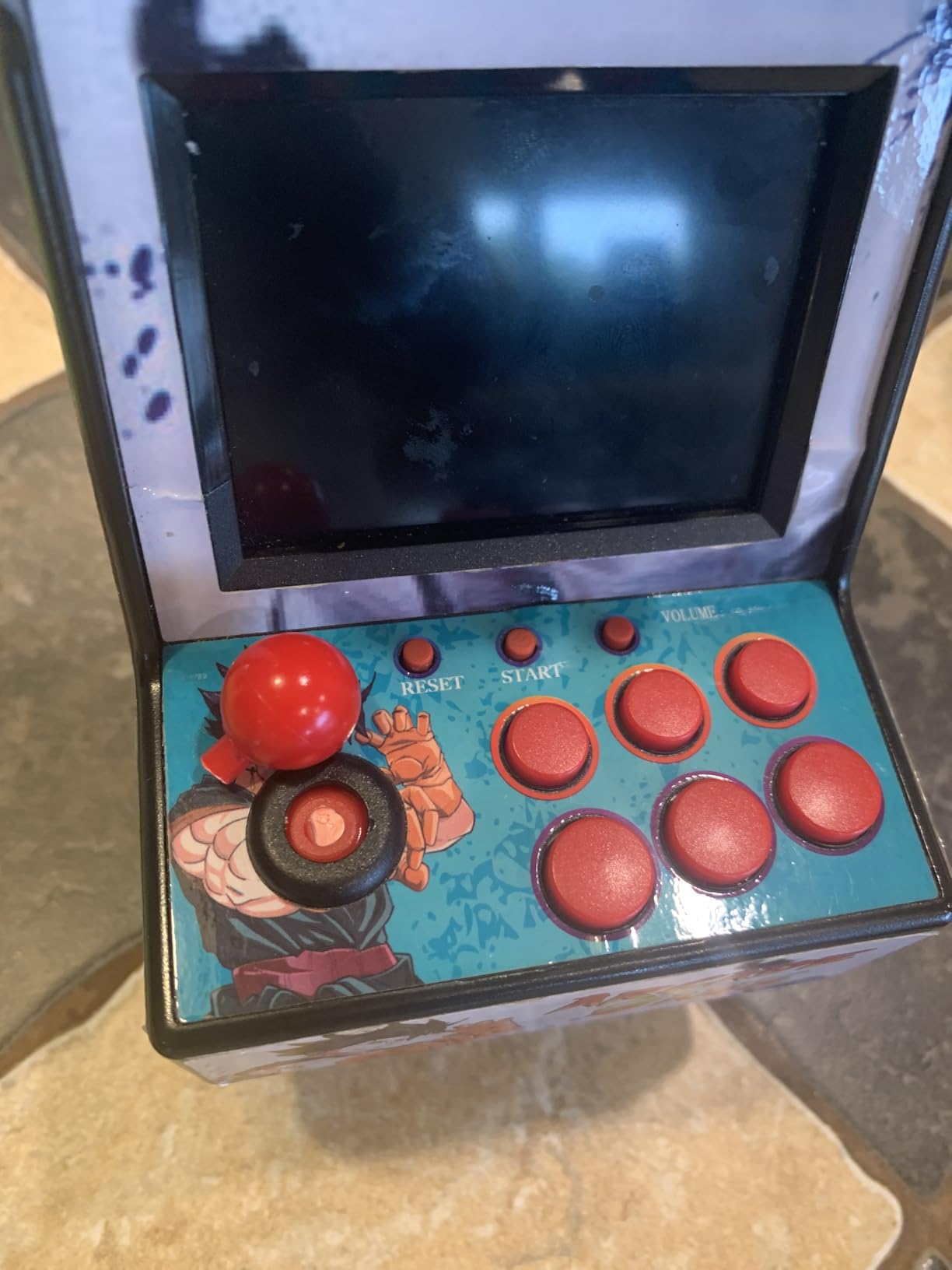 Mini Arcade Machine, Built in 156 Classic Retro Games, 2.8 Inch Screen - 156 Classic 16-Bit Video Games, Handheld Game Console, Rechargeable Battery, Support for TV Output, Birthday Present for Kids customer photo 2